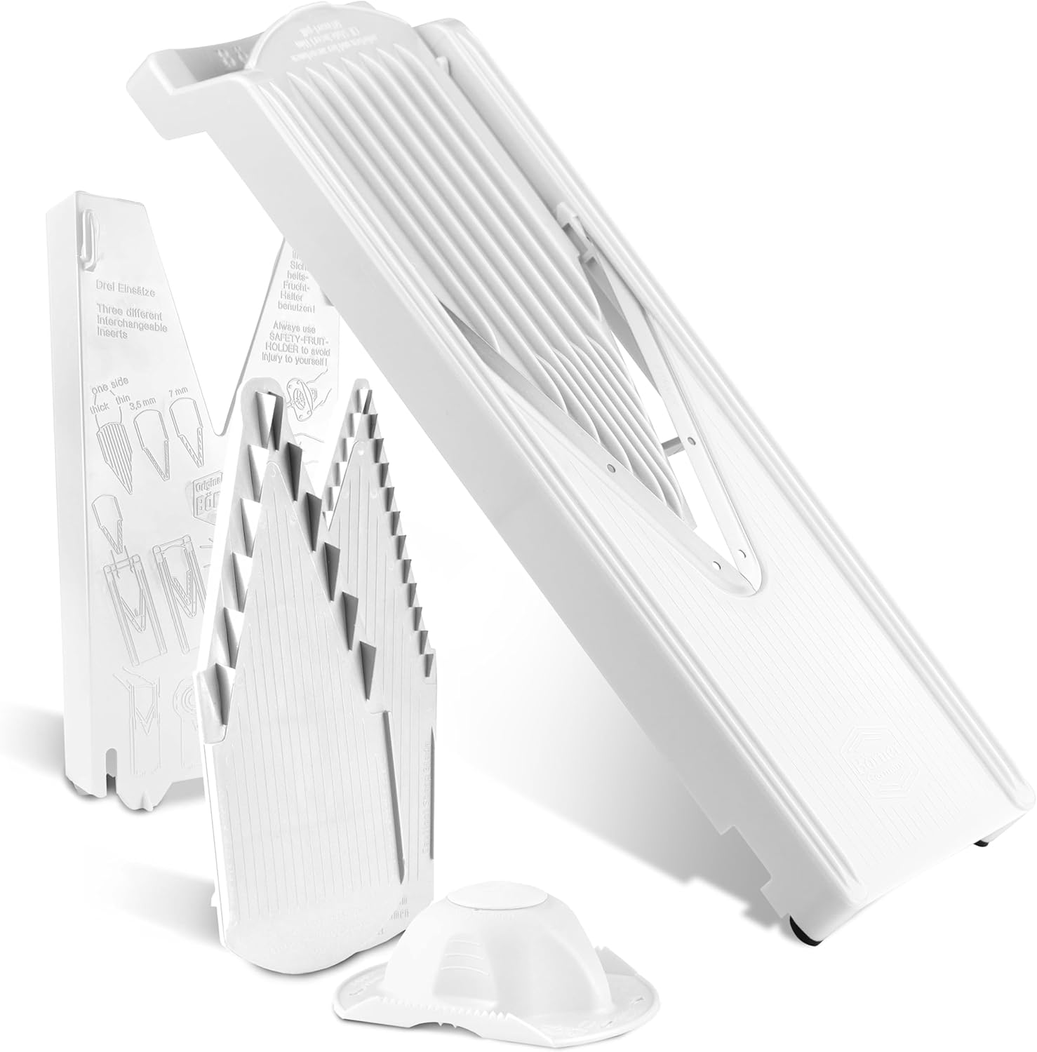Swissmar Borner V-Slicer Plus Mandoline Slicer – White by Kitchen Niche