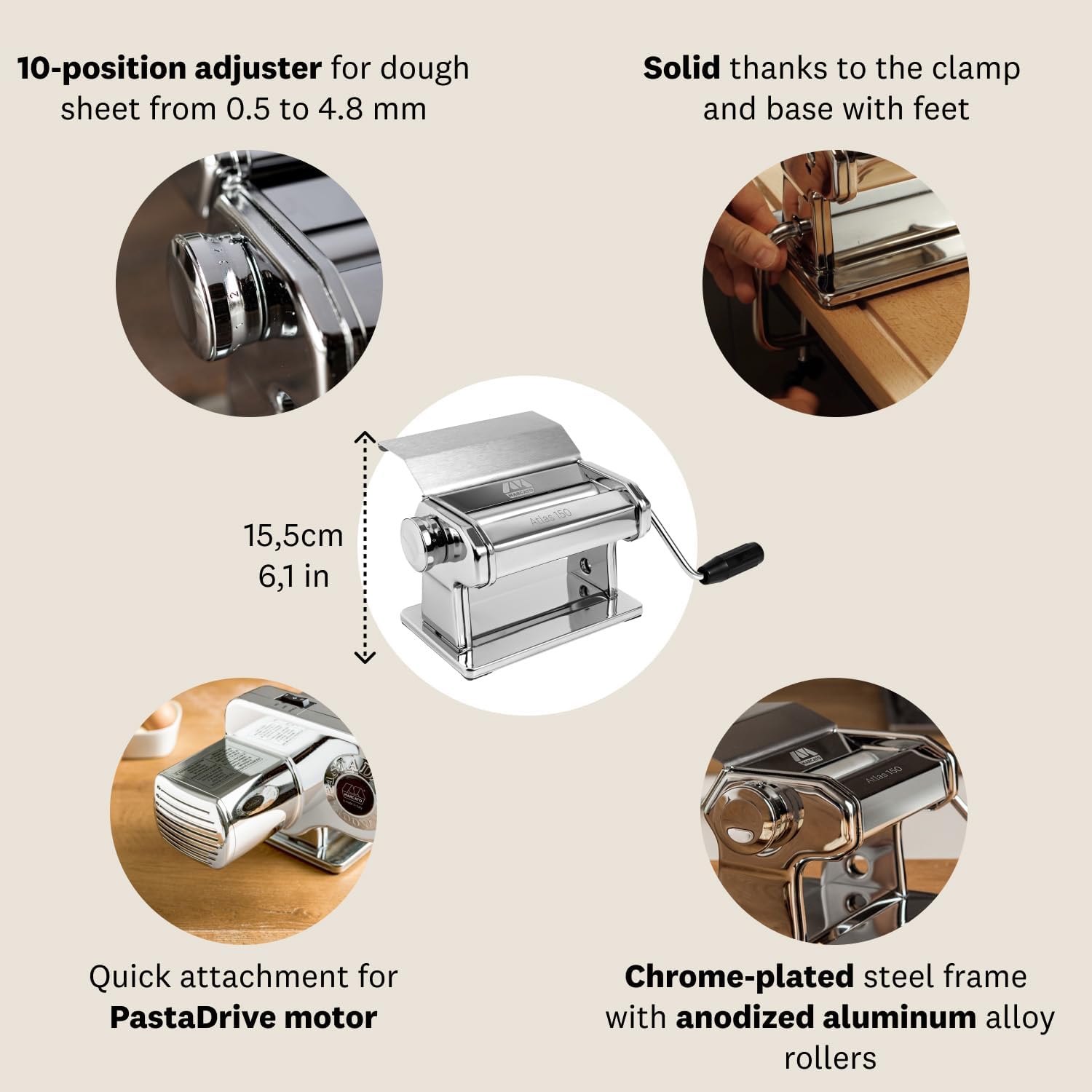 Marcato Atlas 150 Slide Pasta Machine