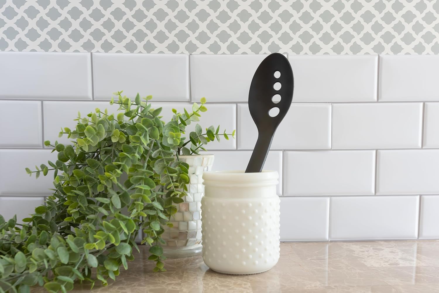 Fox Run Black Nylon Slotted Spoon
