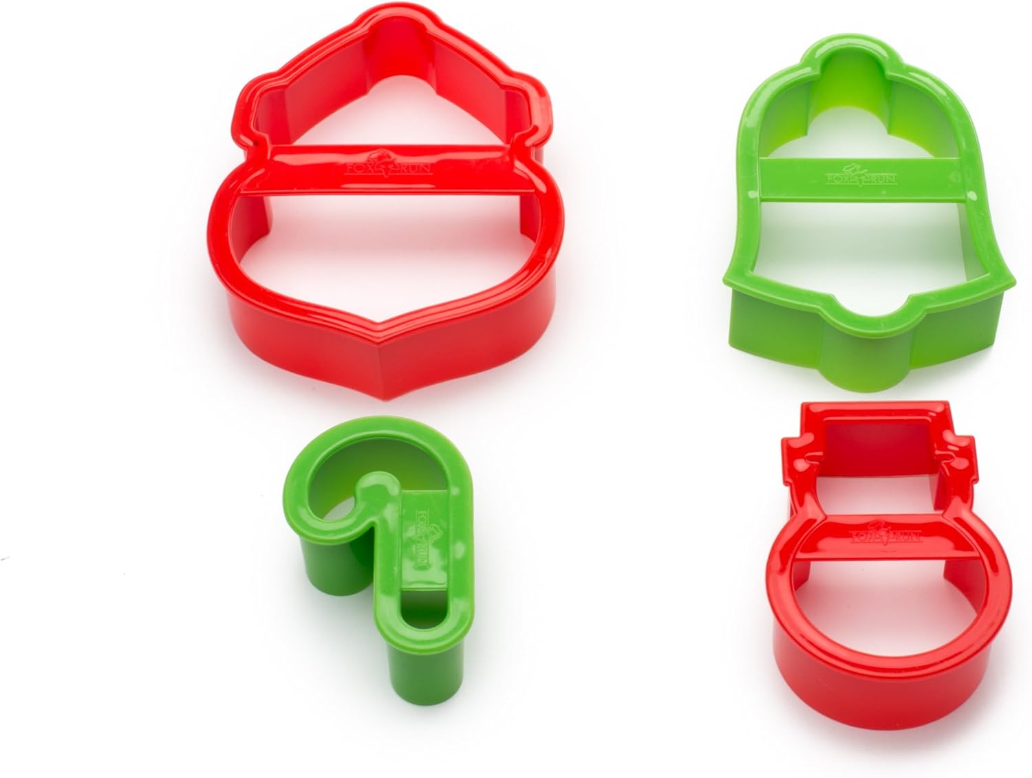 Fox Run Santa Christmas Cookie Cutter Set of 4