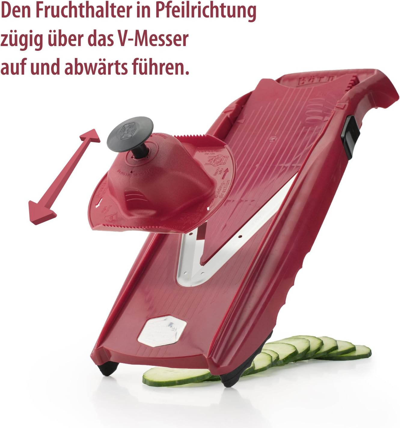 Börner VPower V-Slicer Mandoline – Red