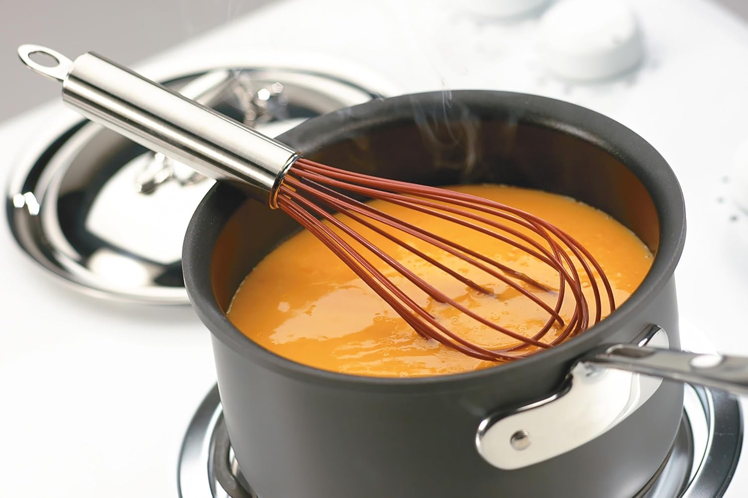 Cuisipro Balloon Whisk (8 wires) – 10" / 25.4 cm – Silicone Red Cuisipro by Kitchen Niche