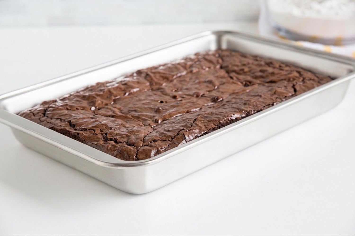Fox Run Stainless Steel All Purpose Baking Pan 11 x 7 Inch