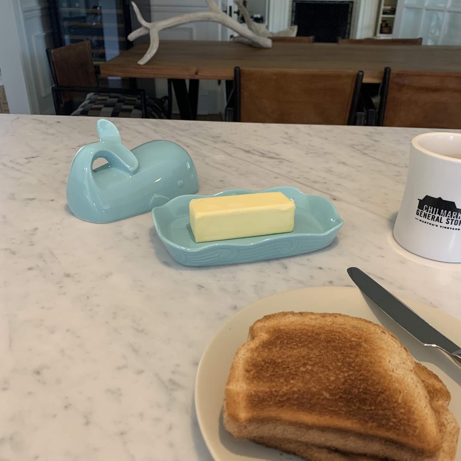 Fox Run Ceramic Whale Butter Dish