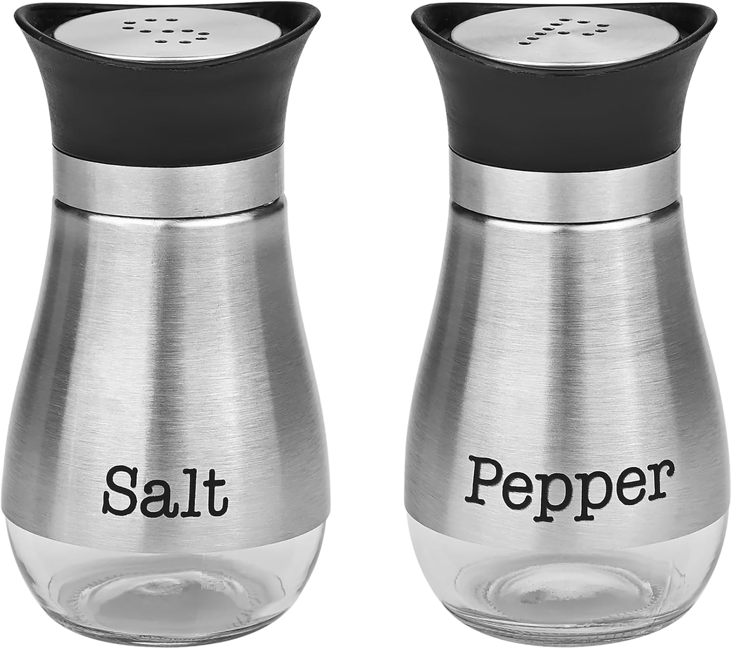 Fox Run Salt & Pepper Stainless Steel Shaker Set