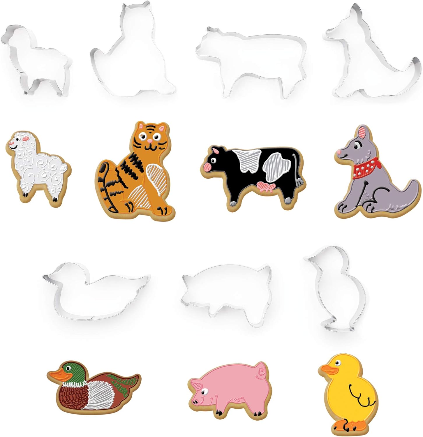 Fox Run Farm Animal Cookie Cutter Set