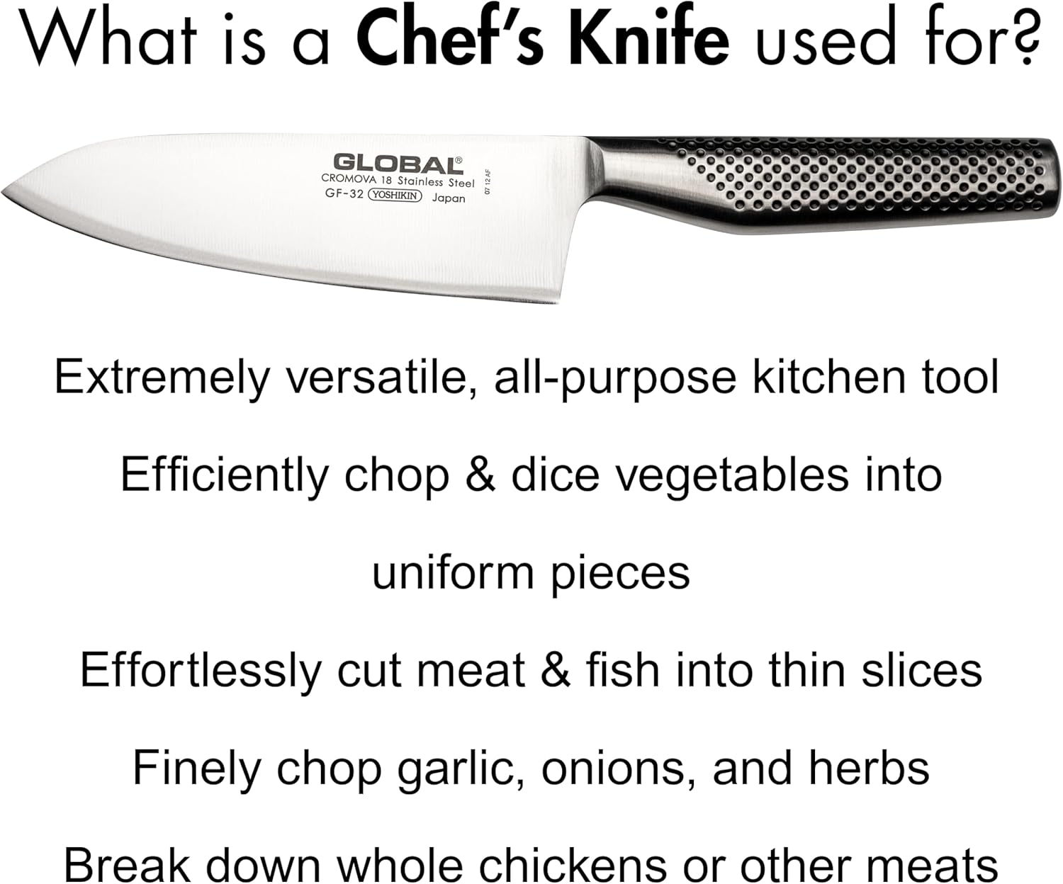 Global Chef’s Knife – 16 cm / 6.3"