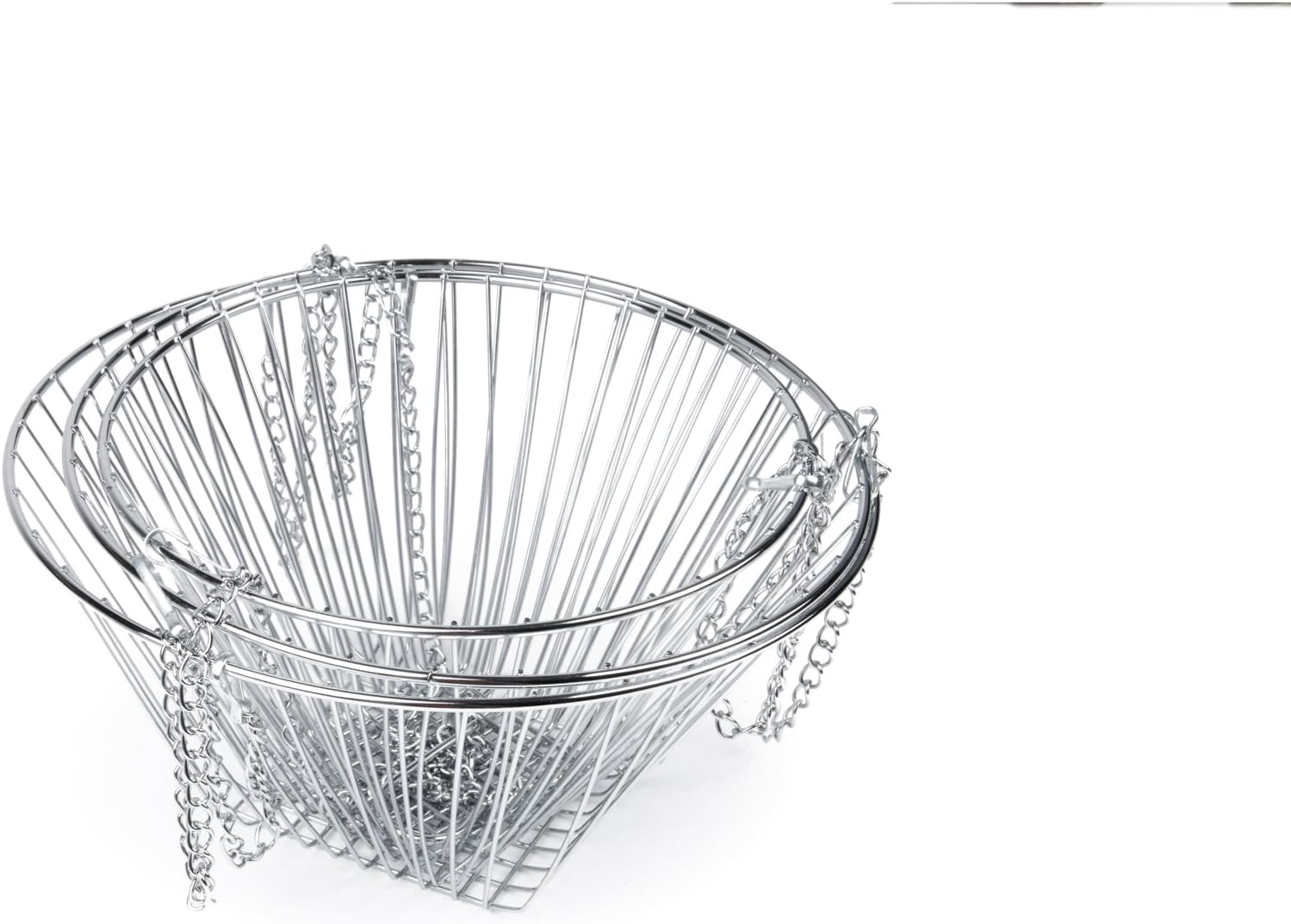 Fox Run Chrome Hanging Baskets
