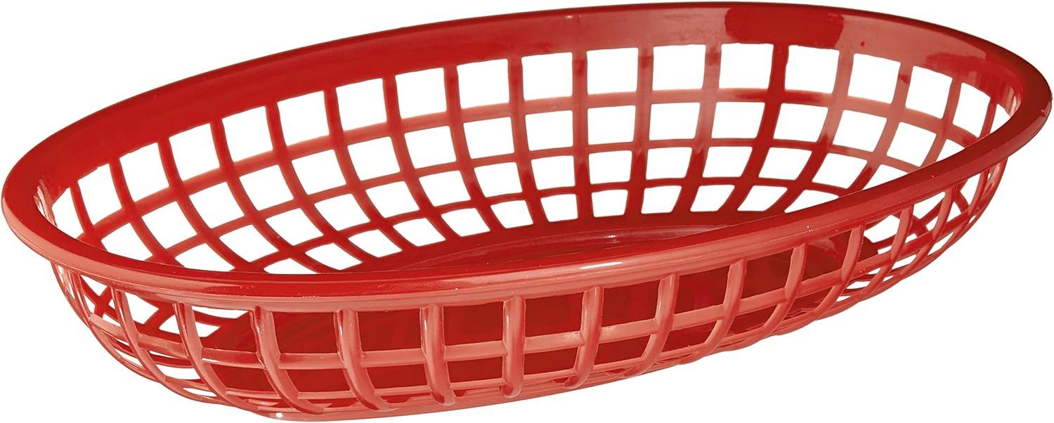 Outset Red Pub Food Baskets – Set of 6