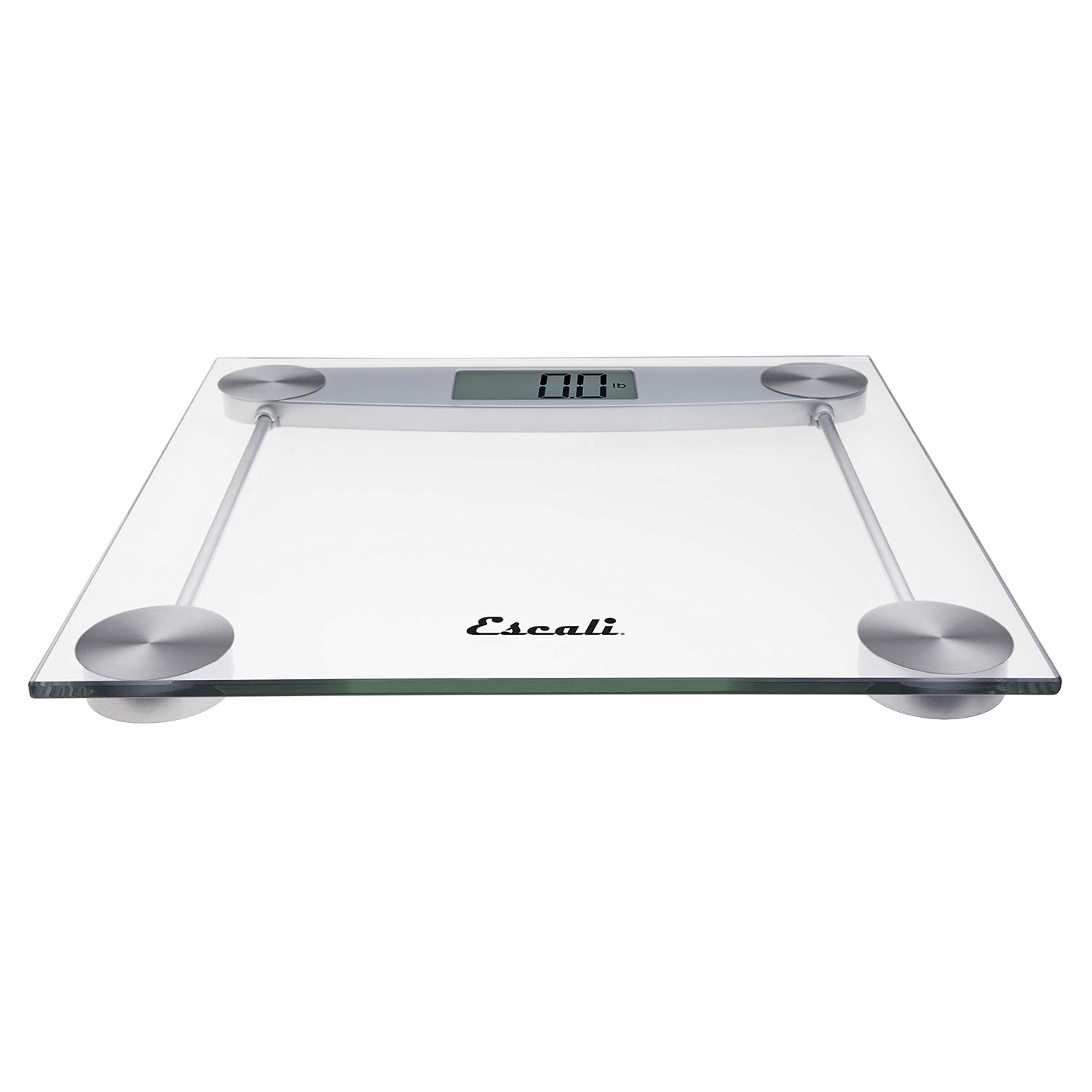 Escali Clear Glass Bathroom Scale