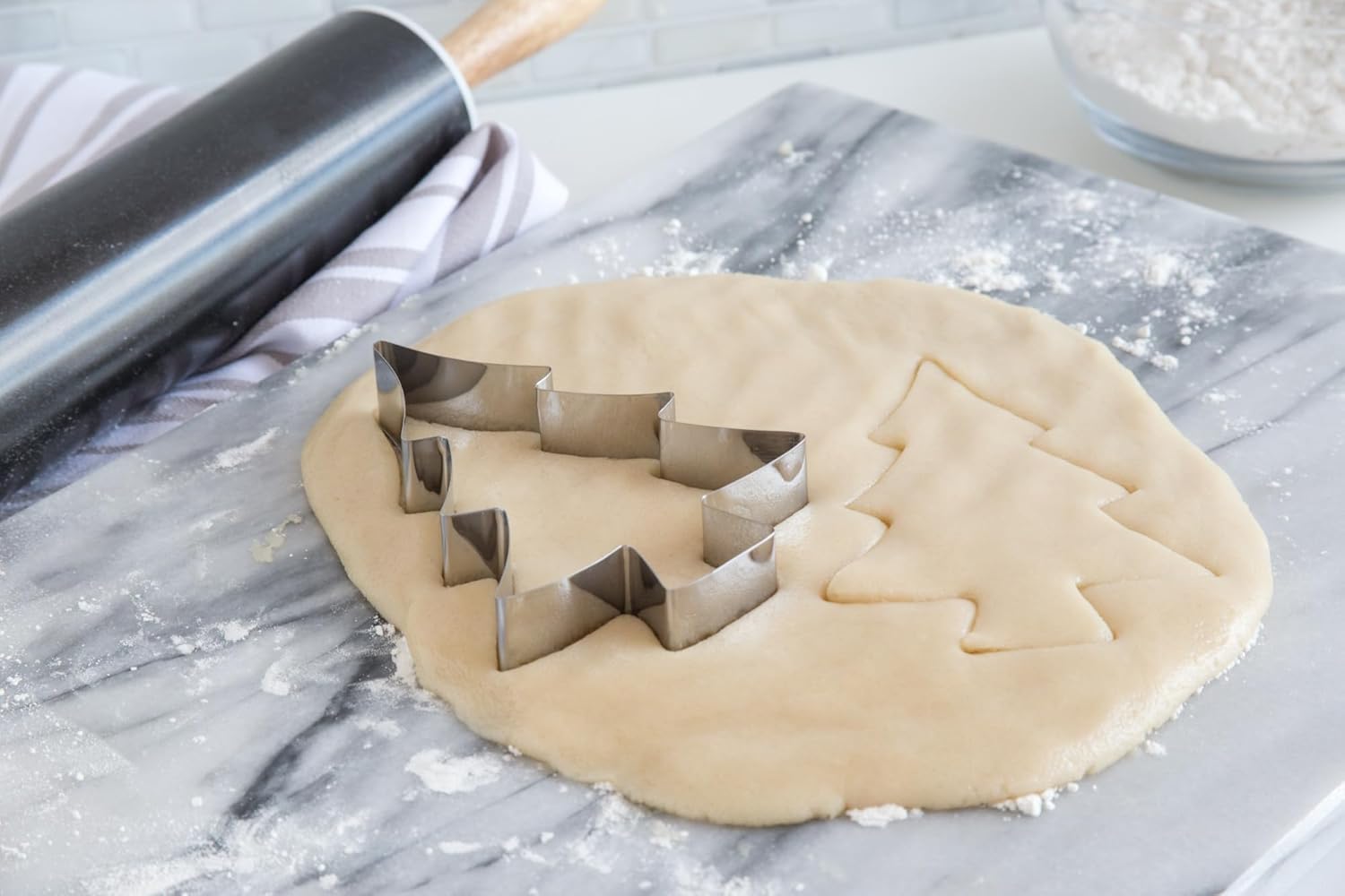 Fox Run Christmas Tree Cookie Cutter 5"
