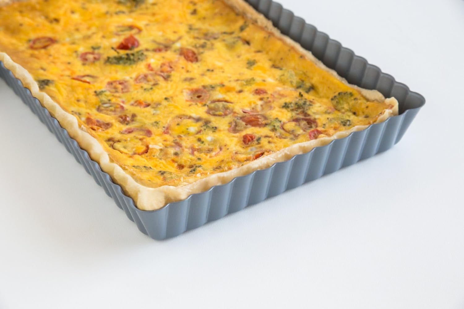 Fox Run 11" x 7" Loose Bottom Tart / Quiche Pan