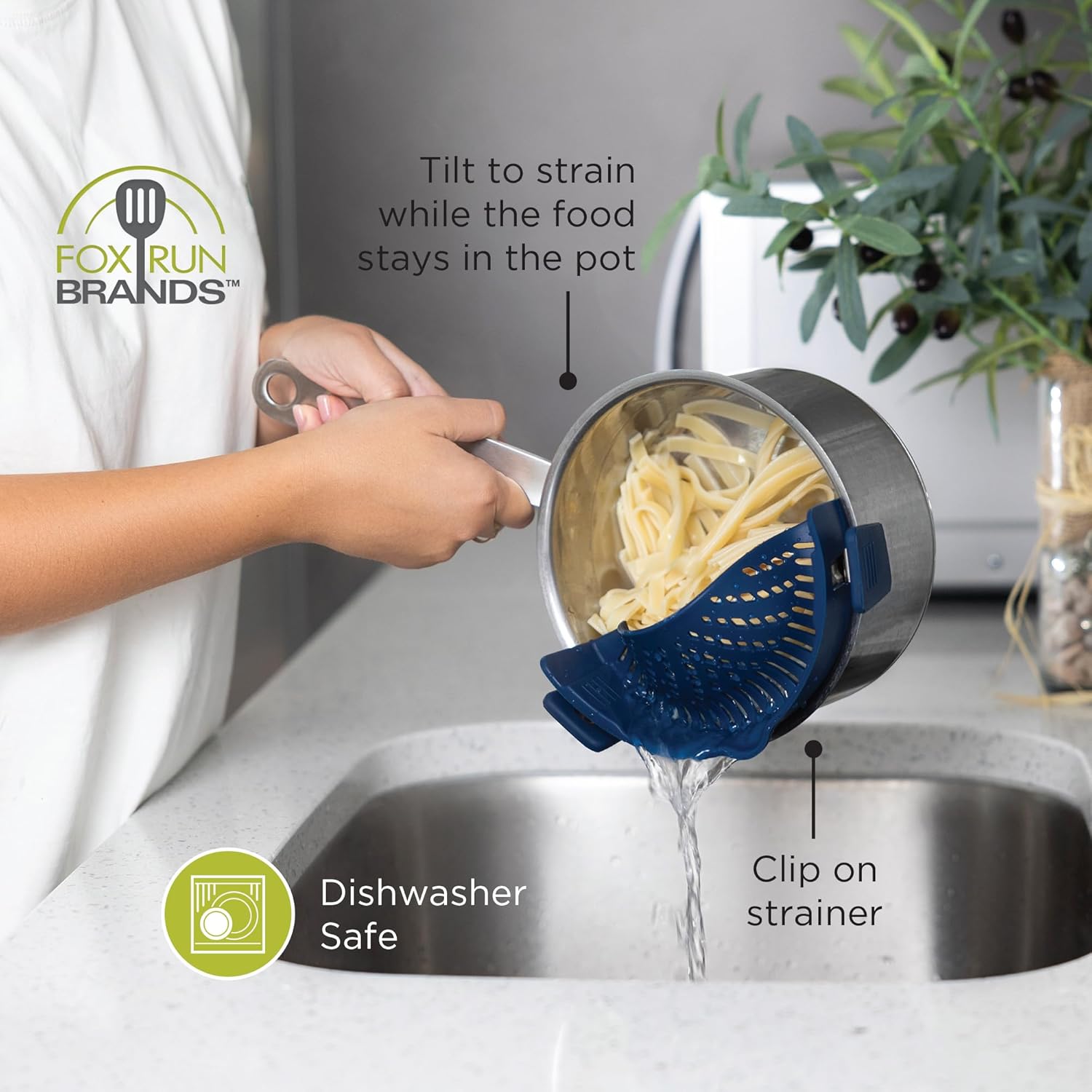 Fox Run Silicone Pot Strainer