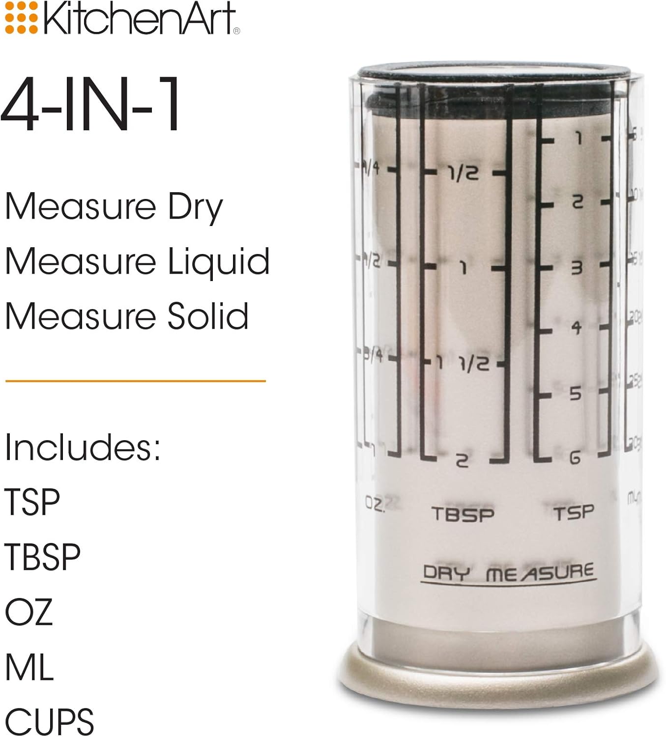 KitchenArt Professional Mini Adjust-A-Cup Measuring Cup