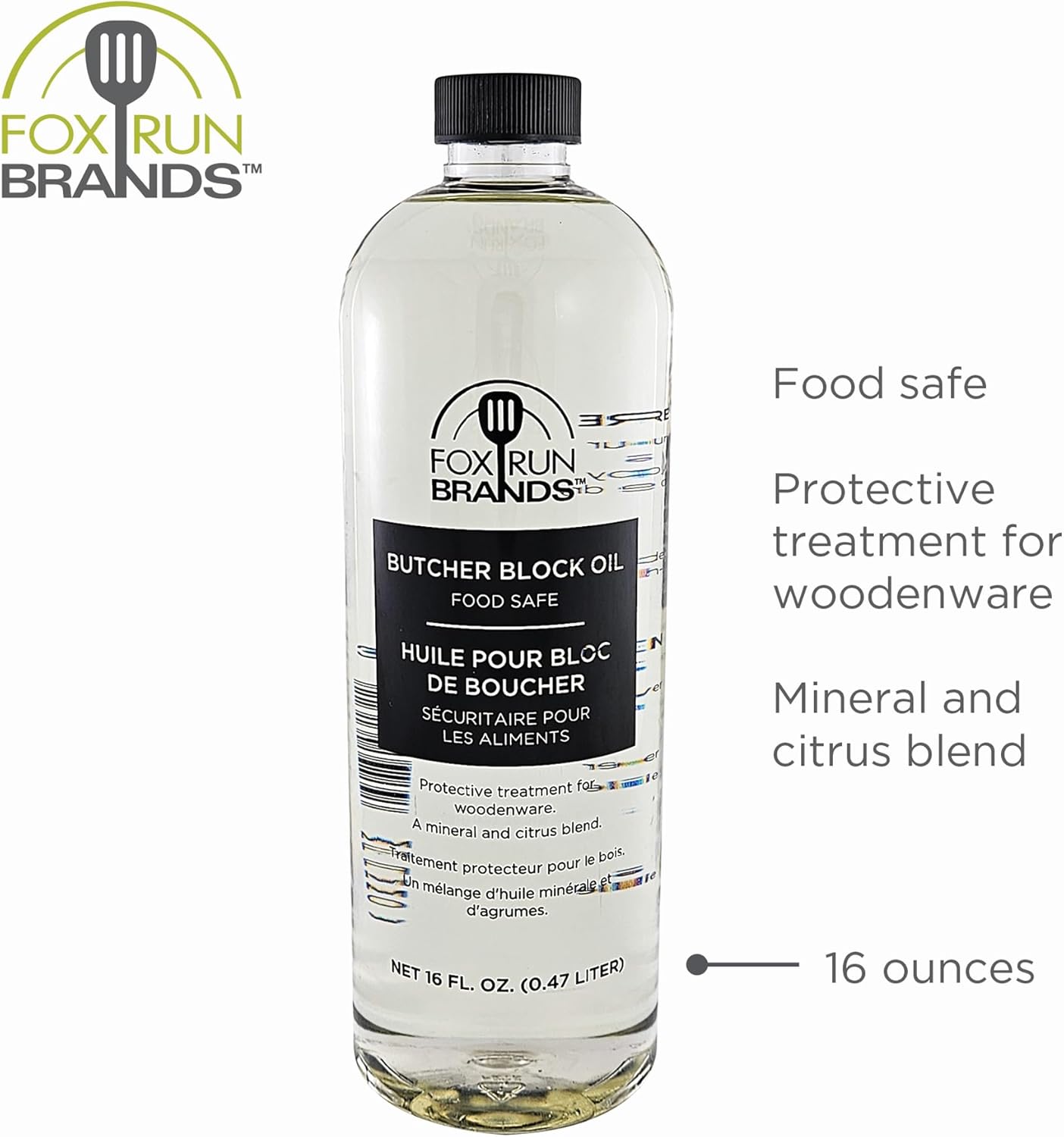 Fox Run Butcher Block Oil 16 Oz