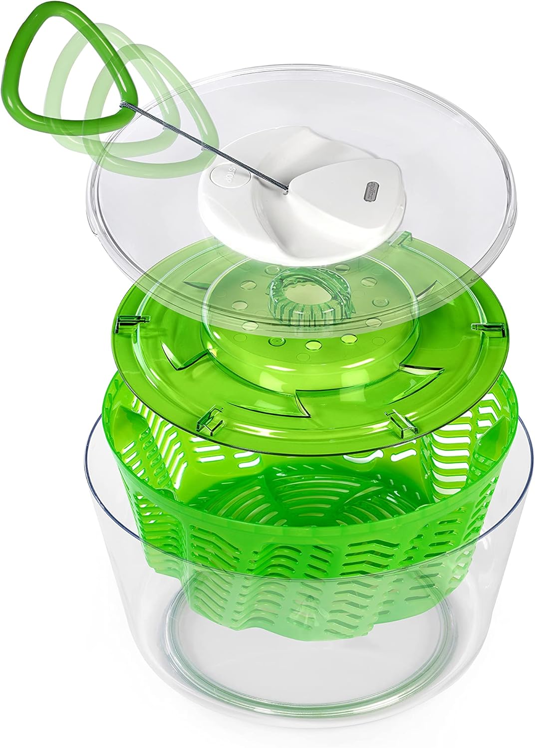 Zyliss Easy Spin 2 Salad Spinner - Large by Kitchen Niche