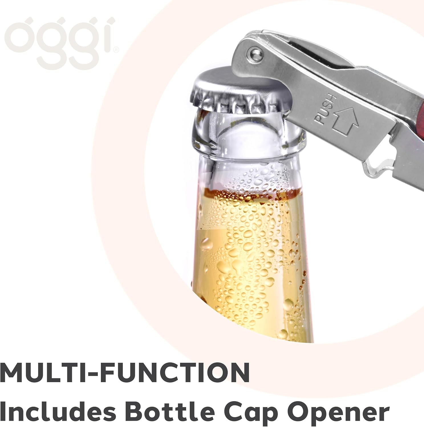 Oggi Deluxe Waiter’s Corkscrew