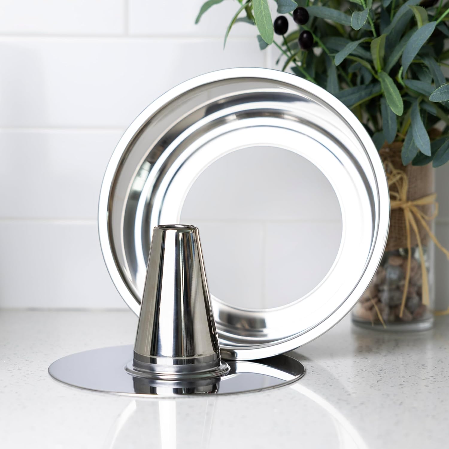 Fox Run Stainless Steel Angel Food Cake Pan