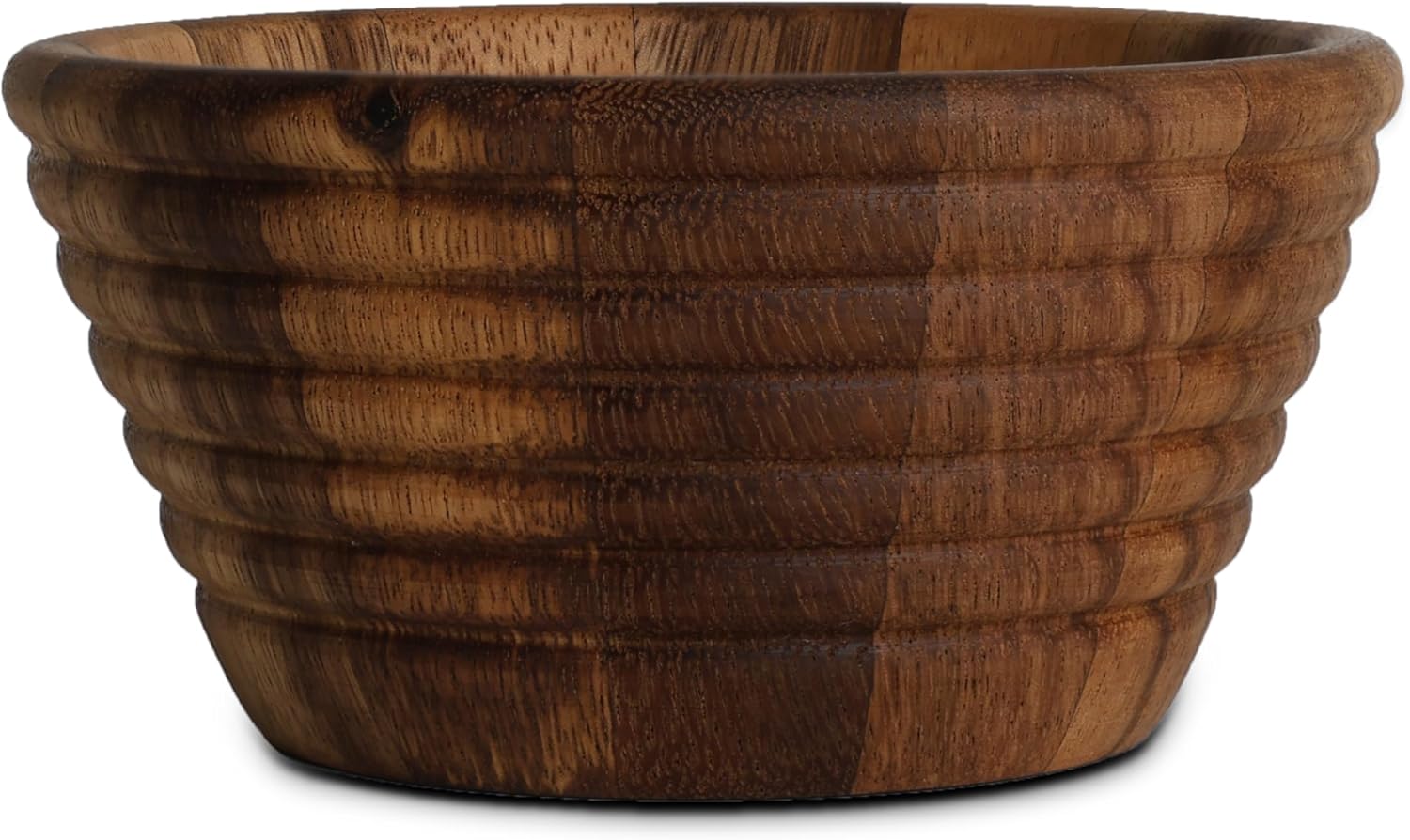 Ironwood Beehive Personal Acacia Wood Salad and Fruit Bowl 6 Inch