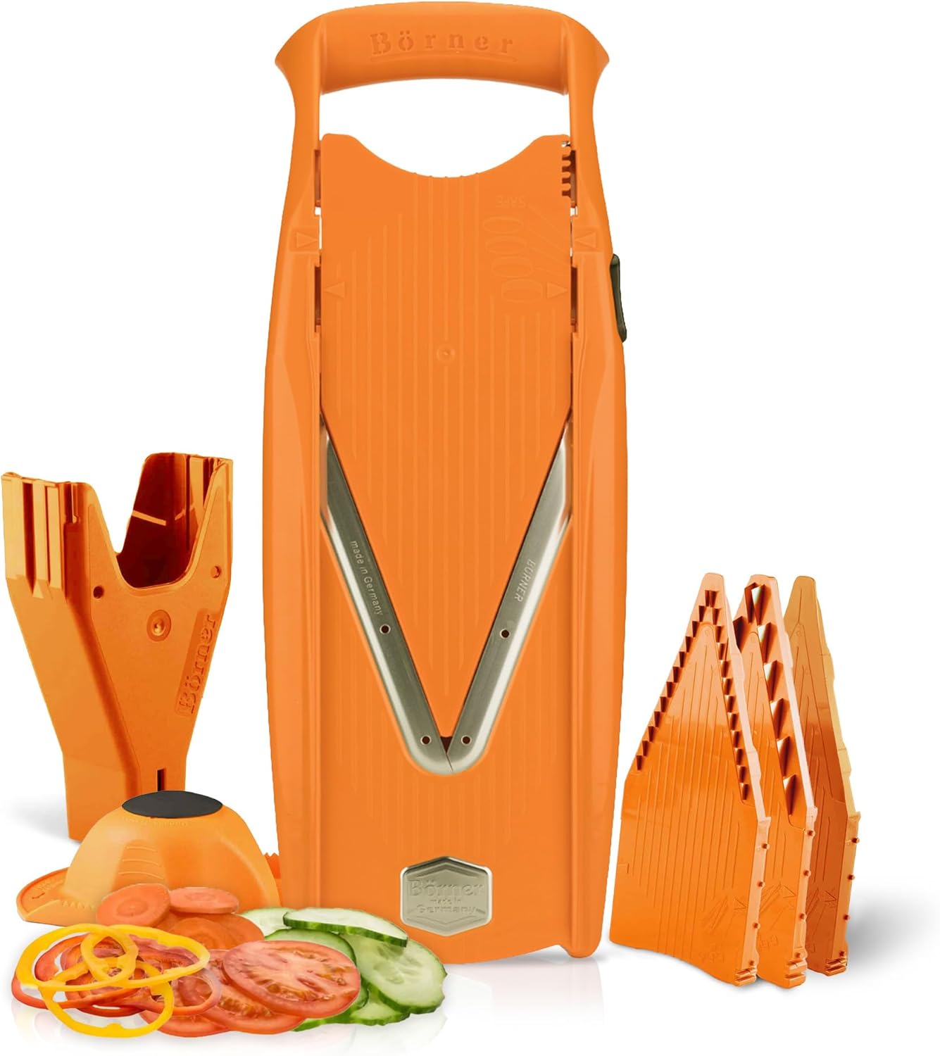 Swissmar Borner V-Power V-Slicer Mandoline Slicer – Orange by Kitchen Niche