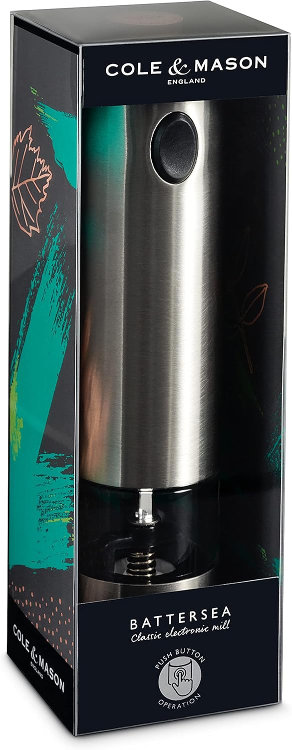 Cole & Mason Battersea Electric Salt & Pepper Mill – 8.5" / 21.5 cm