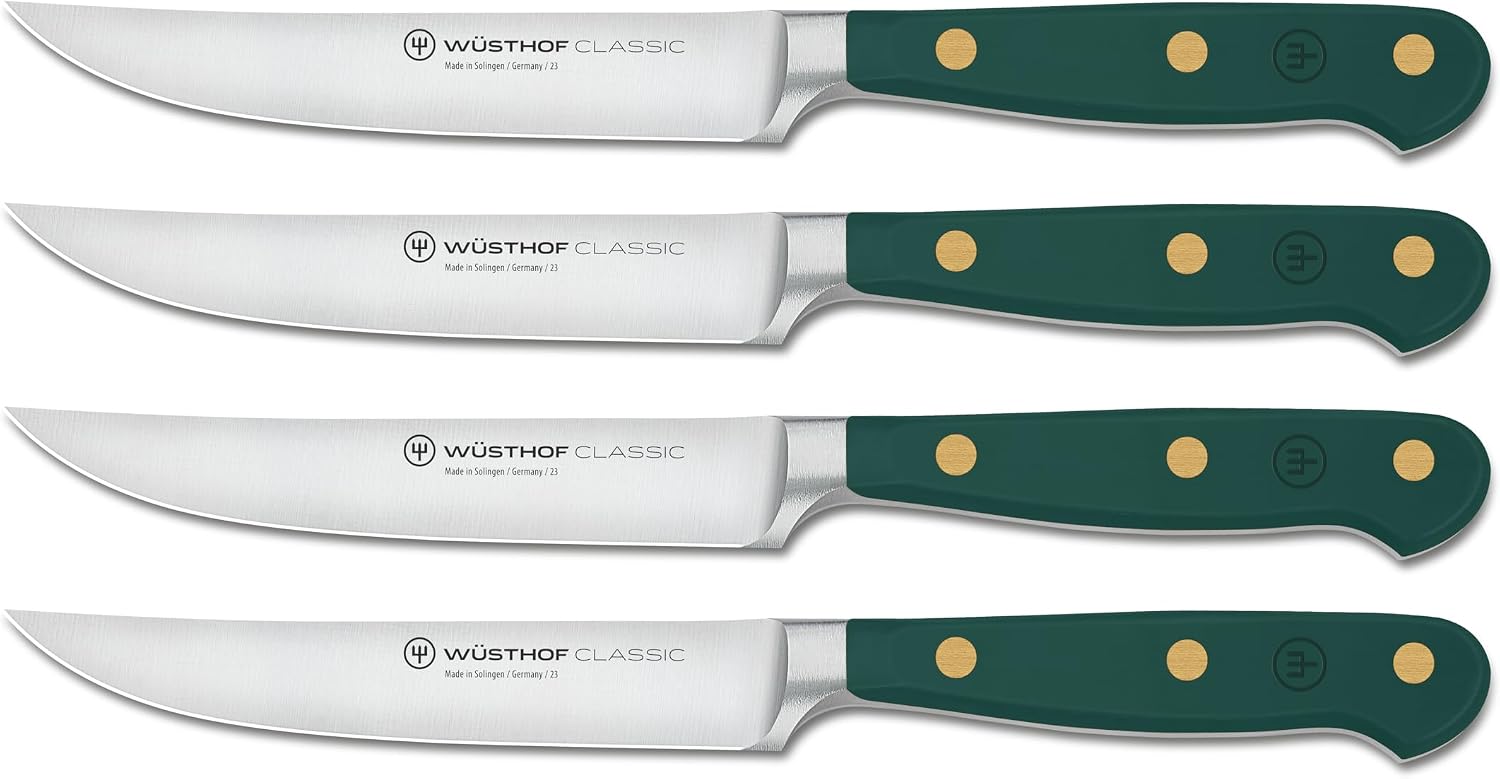 Wüsthof Classic Fresh Rosemary Steak Knife Set – 4 pcs