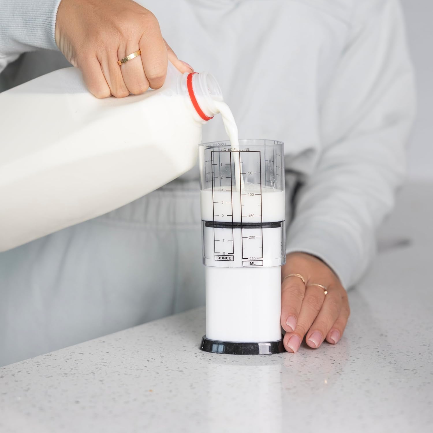 KitchenArt 1 Cup Tri Adjust-A-Cup Measuring Cup