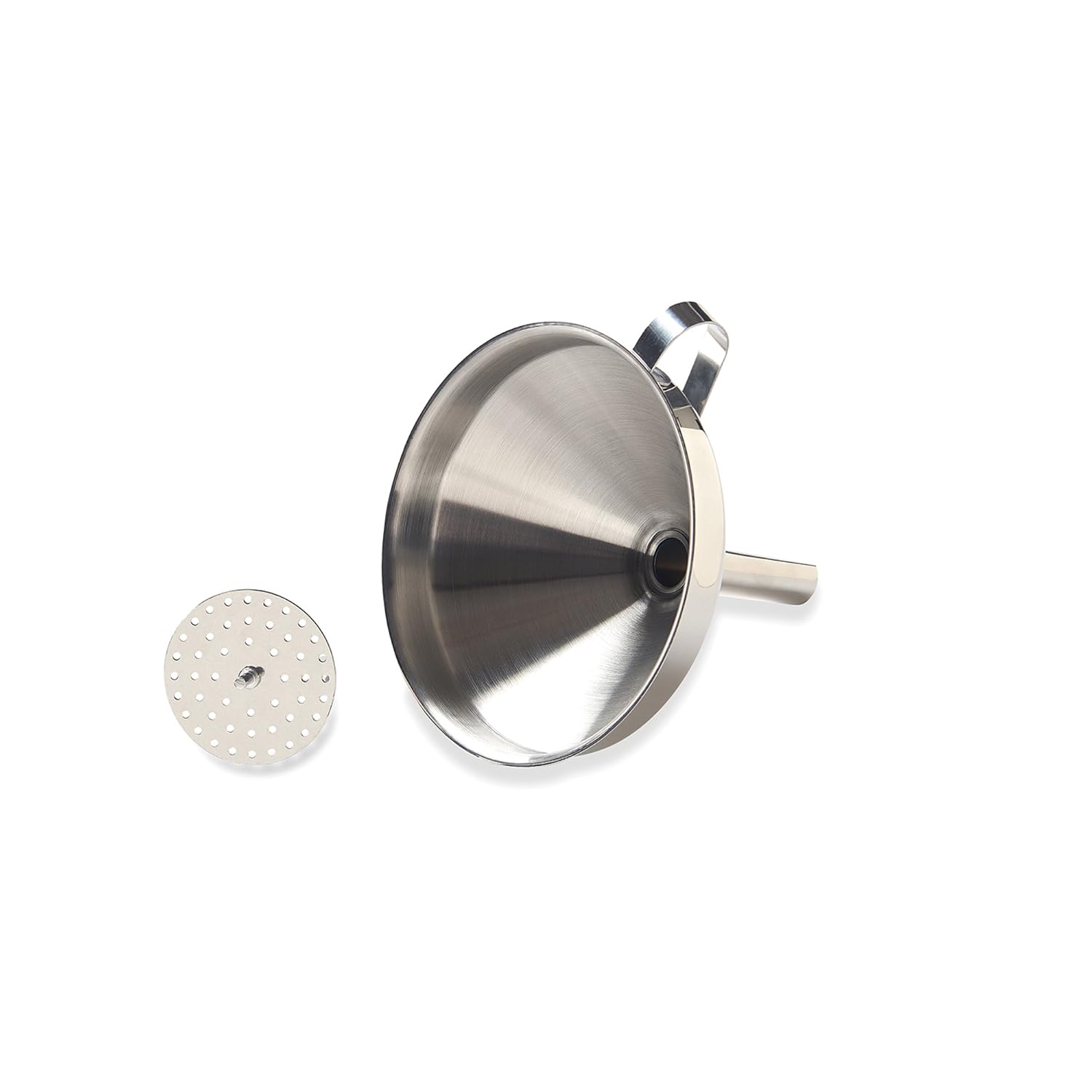 Fox Run Stainless Steel Funnel with Removable Strainer