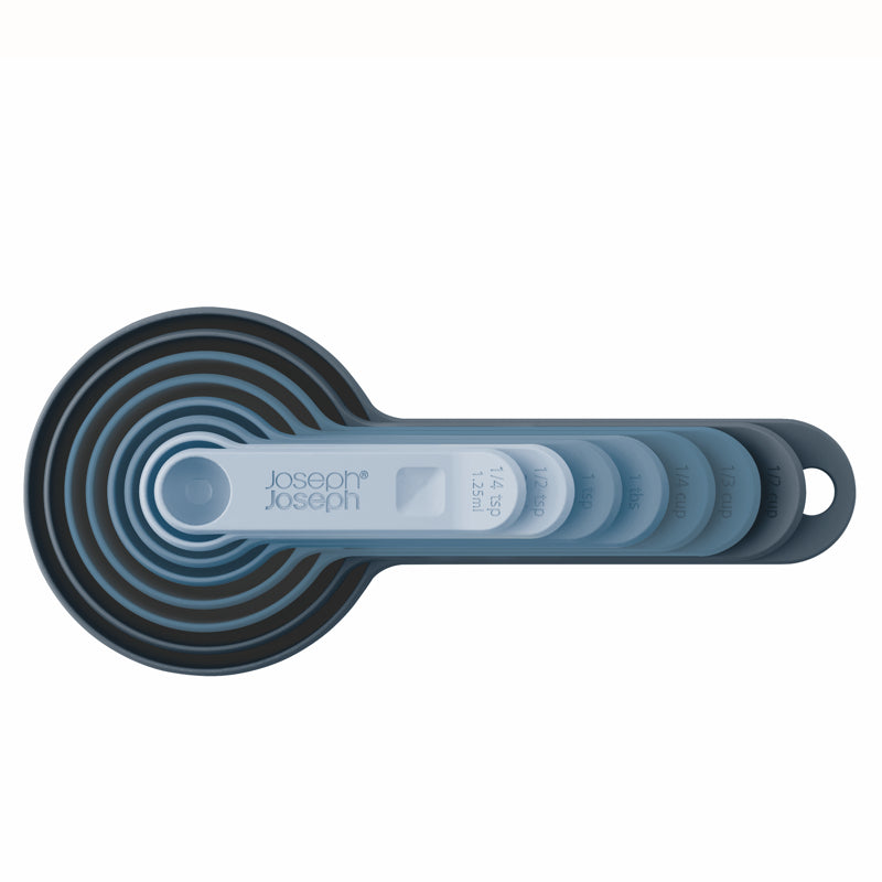 Joseph Joseph Nest 8-Piece Blue Measuring Cup & Spoon Set