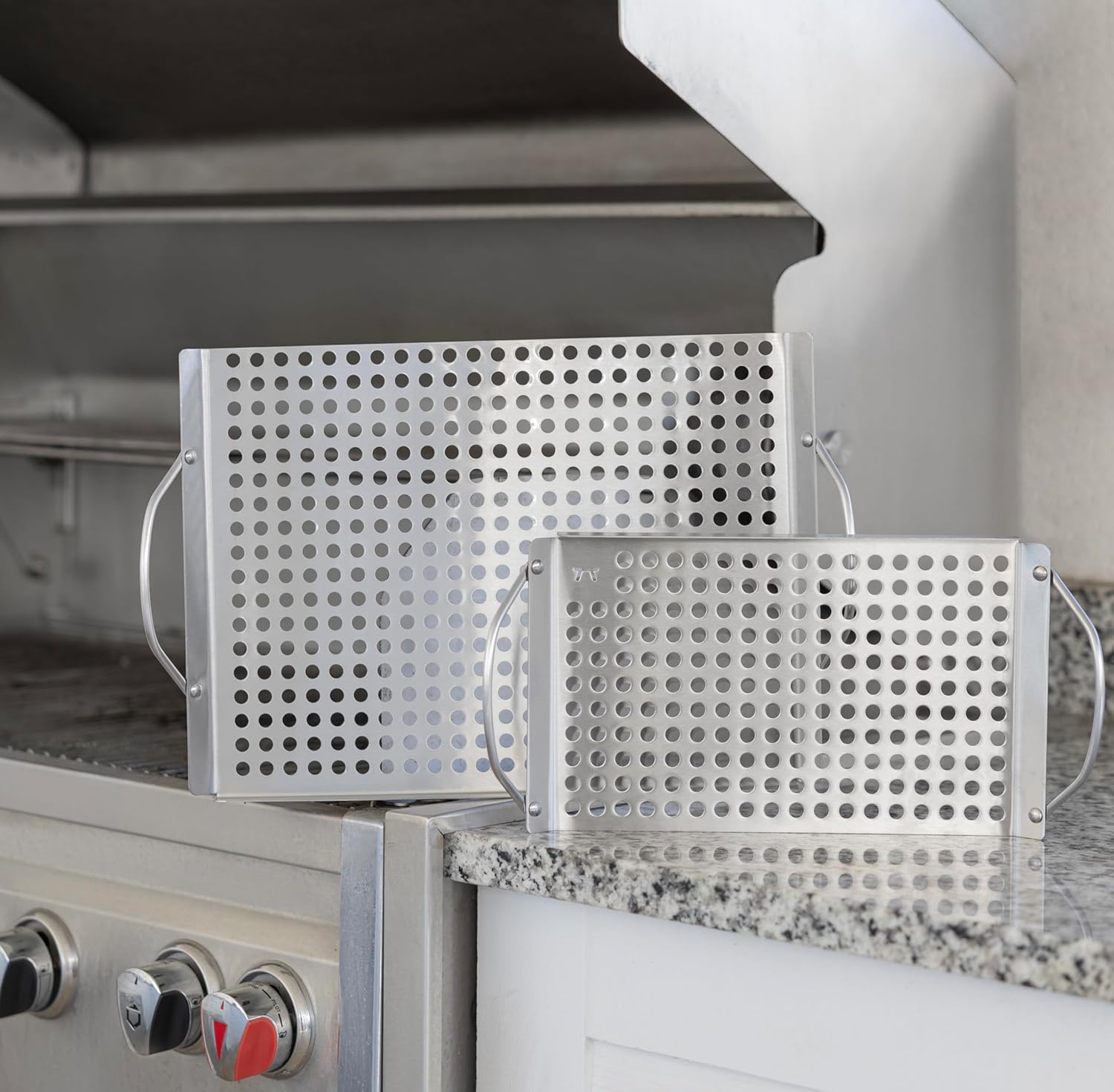 Outset Stainless Steel Grill Grid Set of 2