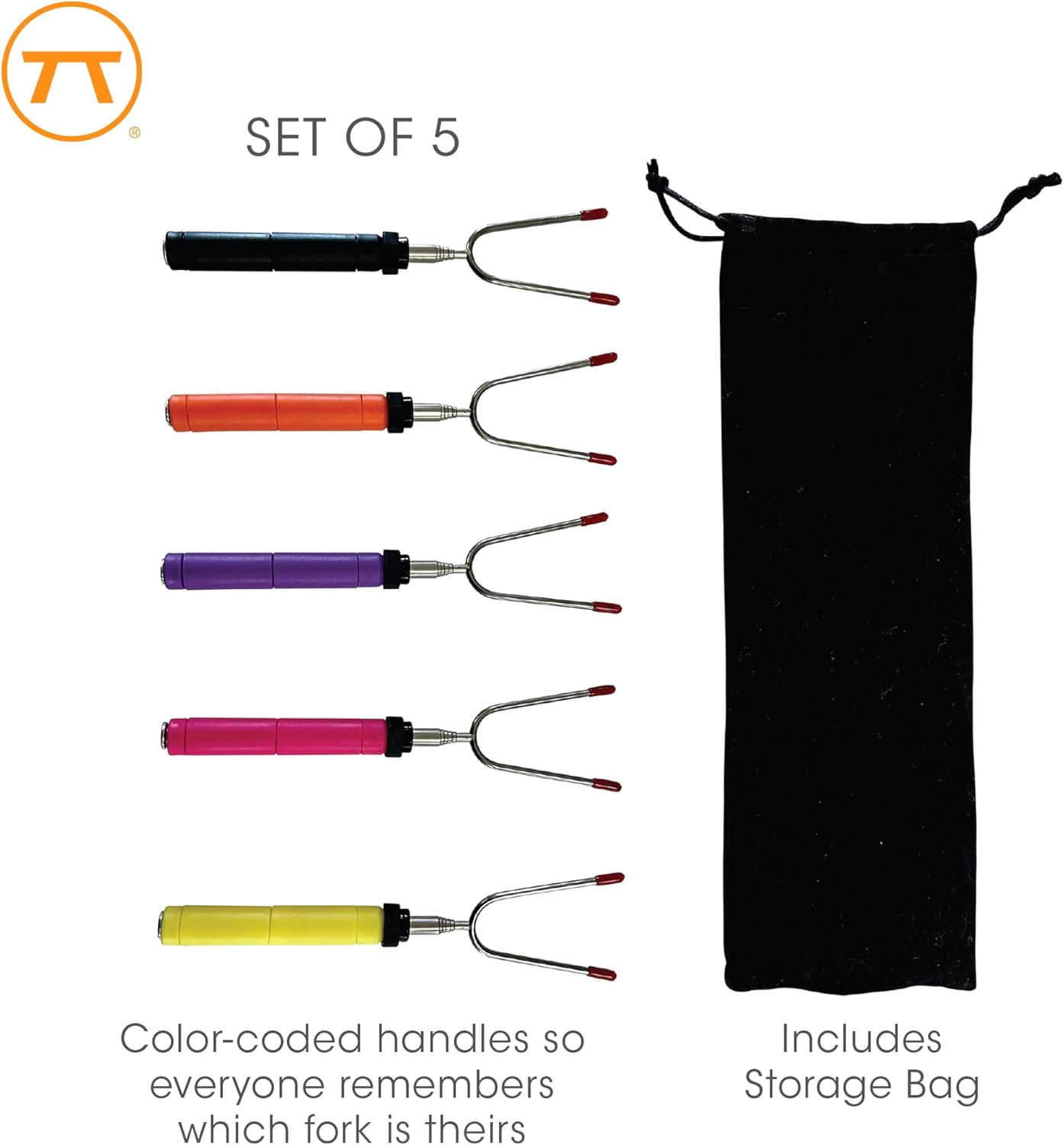 Outset Telescoping Marshmallow Sticks Set of 5