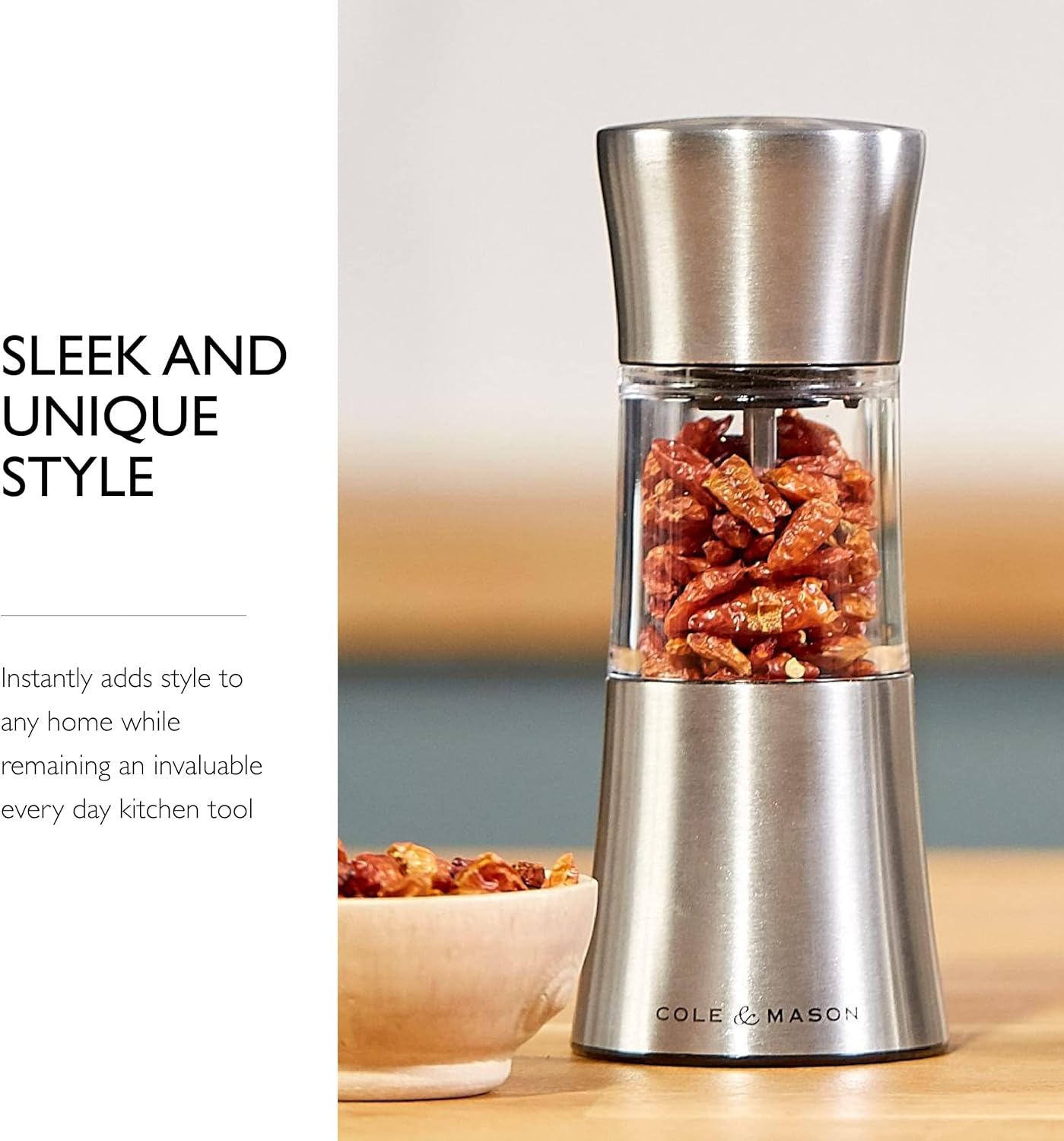 Cole & Mason Stadhampton Chili & Spice Mill – 8" / 20 cm