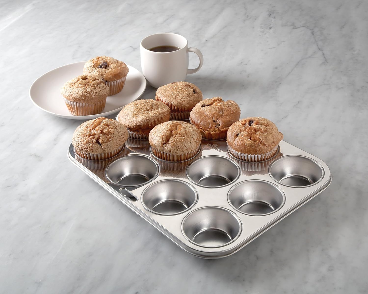 Fox Run Stainless Steel Muffin Pan