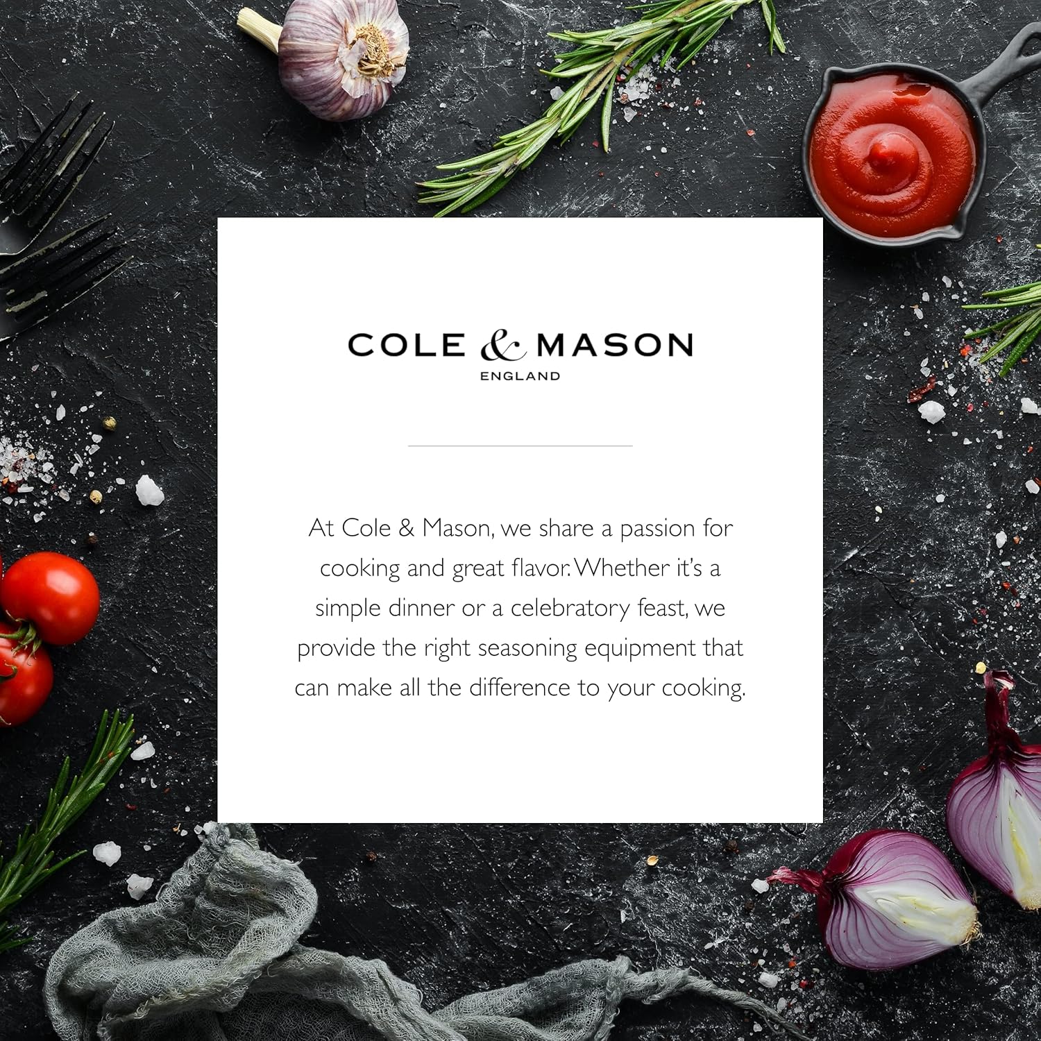 Cole & Mason Organic Black Peppercorn Refill 5.3oz