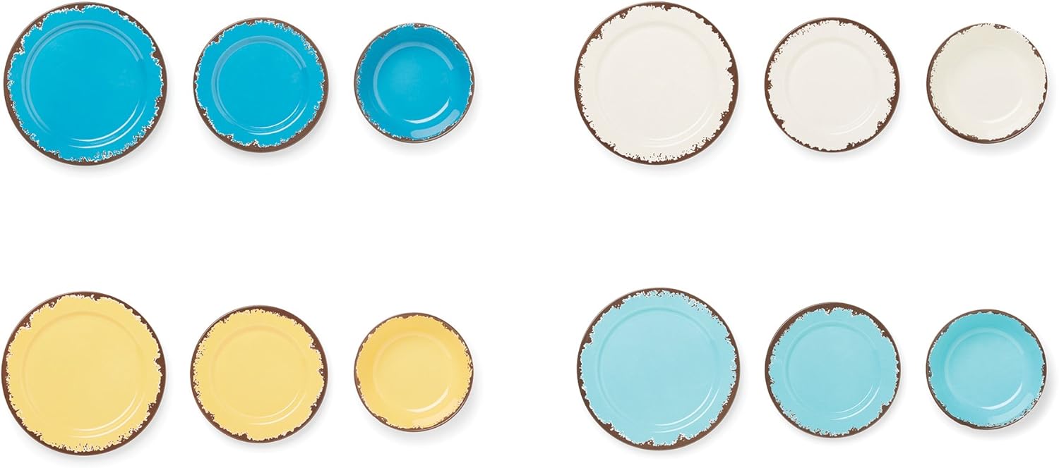 Fox Run Melamine Dinnerware Set, 12 Piece