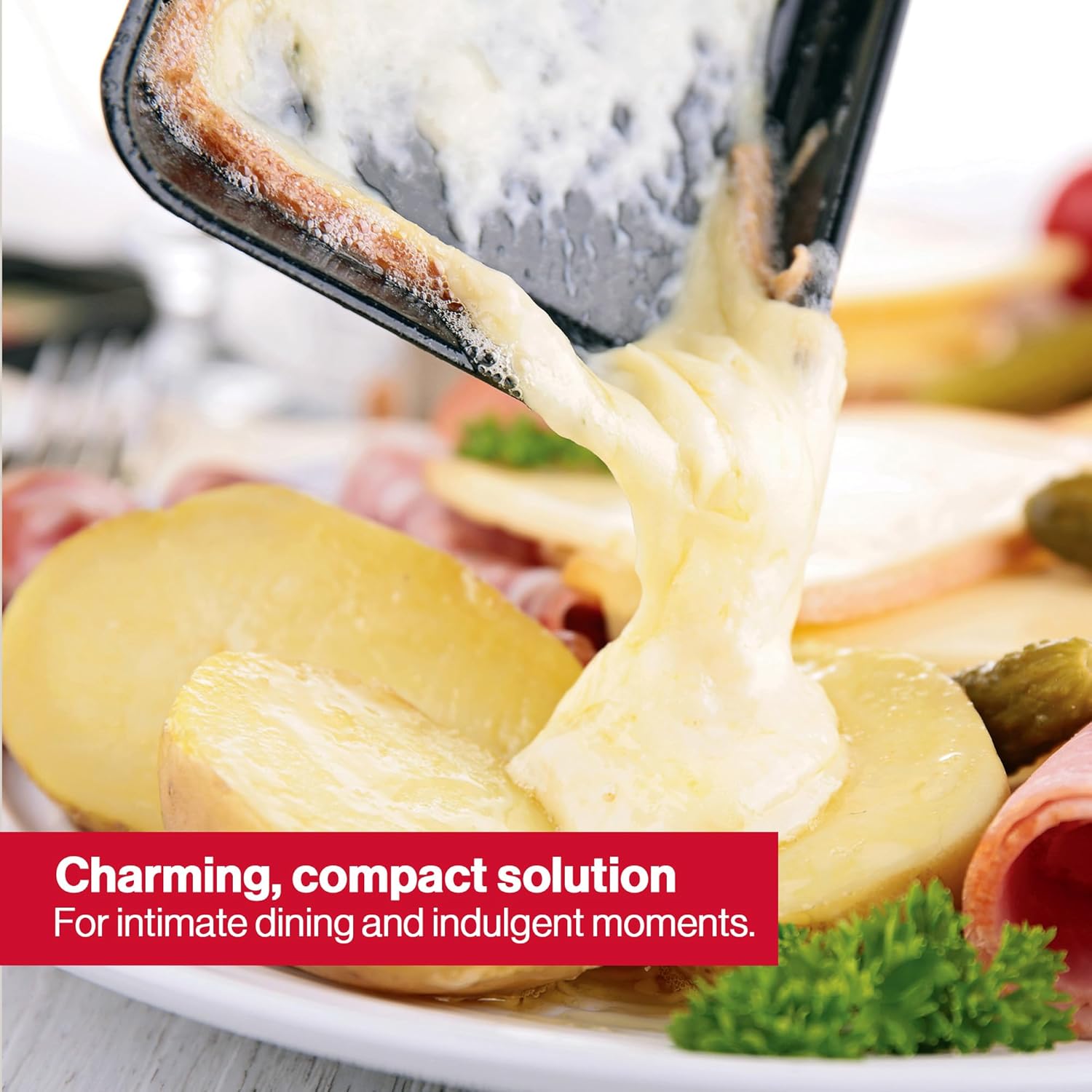 Swissmar Tandem Candlelight Fondue & Raclette Set