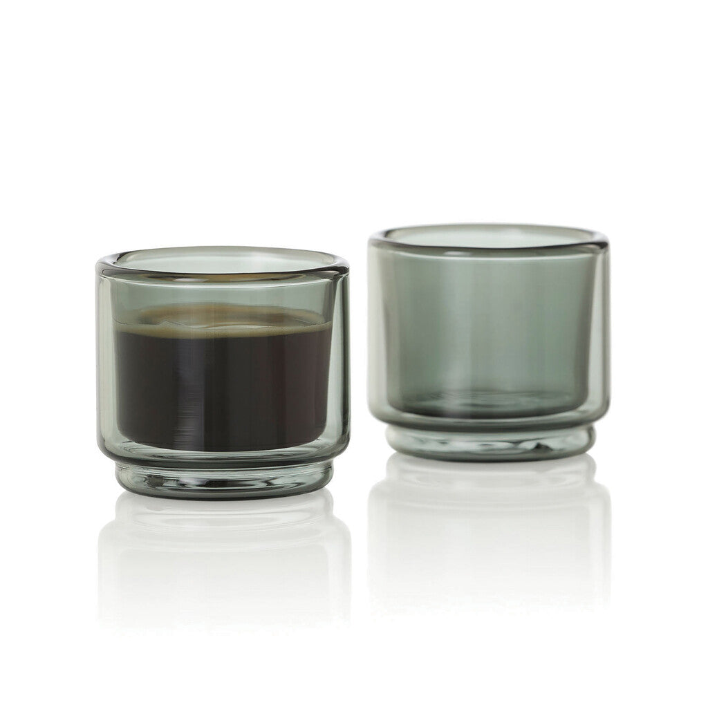AdHoc Impact Espresso Mug Set – Double-Walled Glass