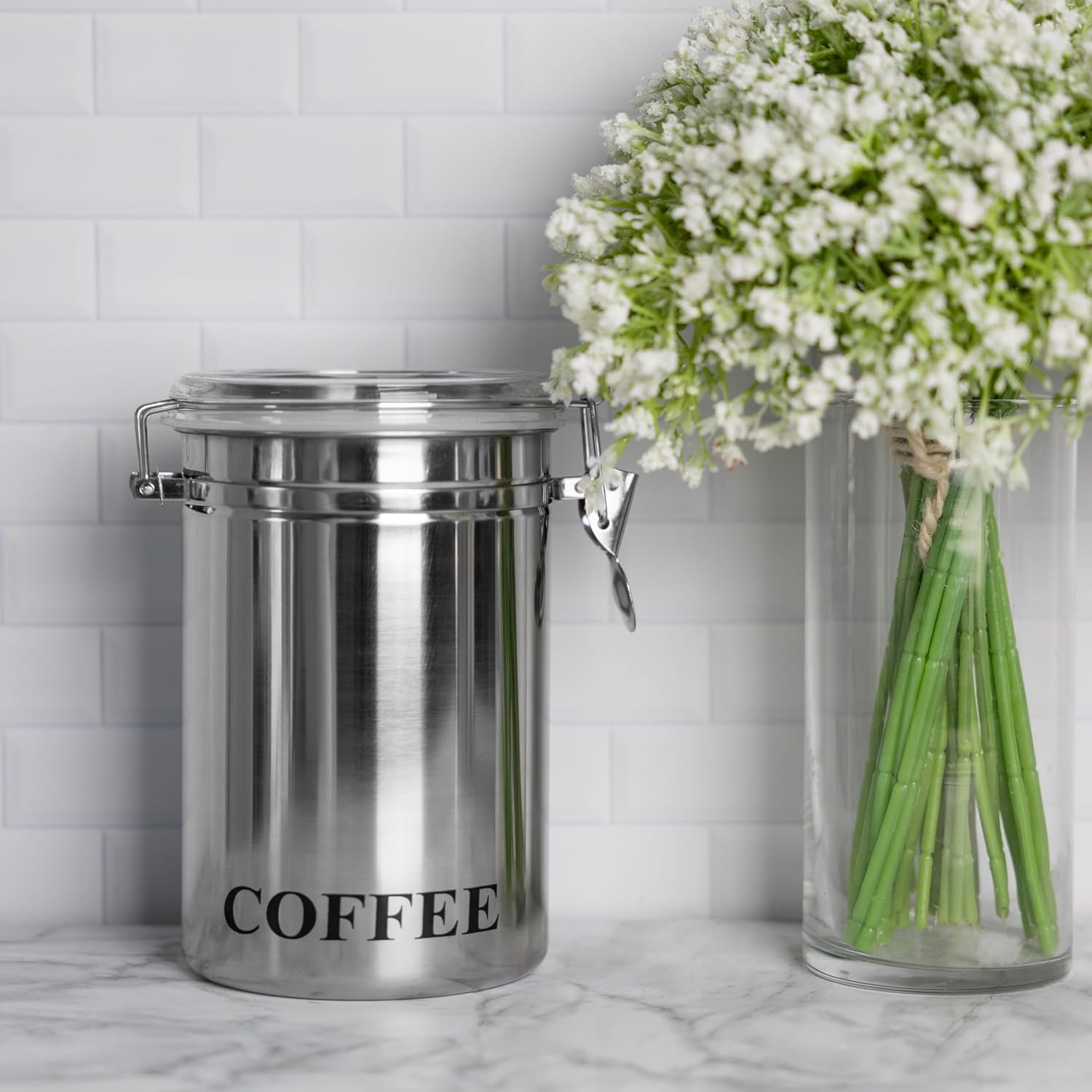 Fox Run Stainless Steel Coffee Canister