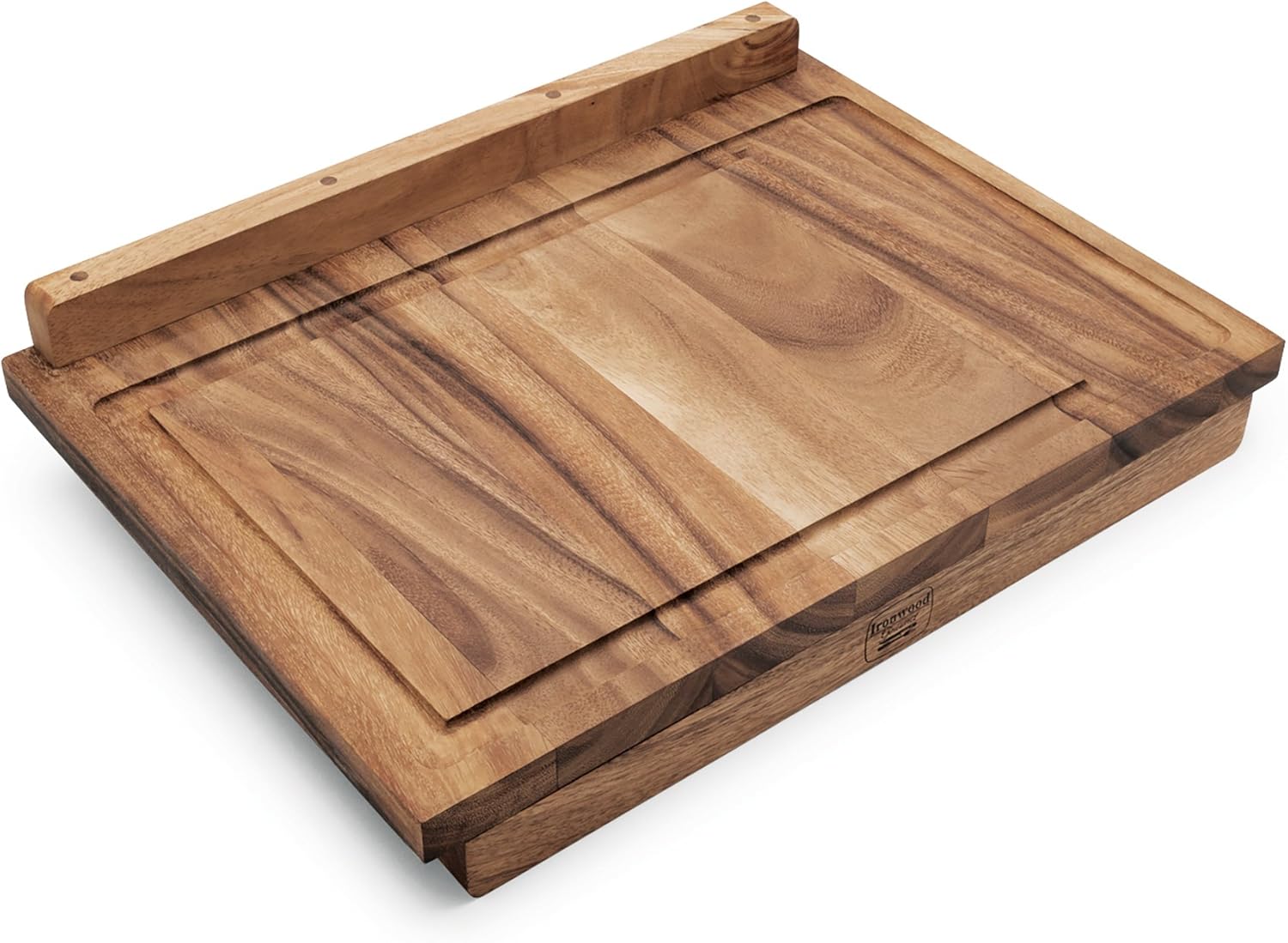 Ironwood Lyon Reversible Acacia Wood Pastry Board