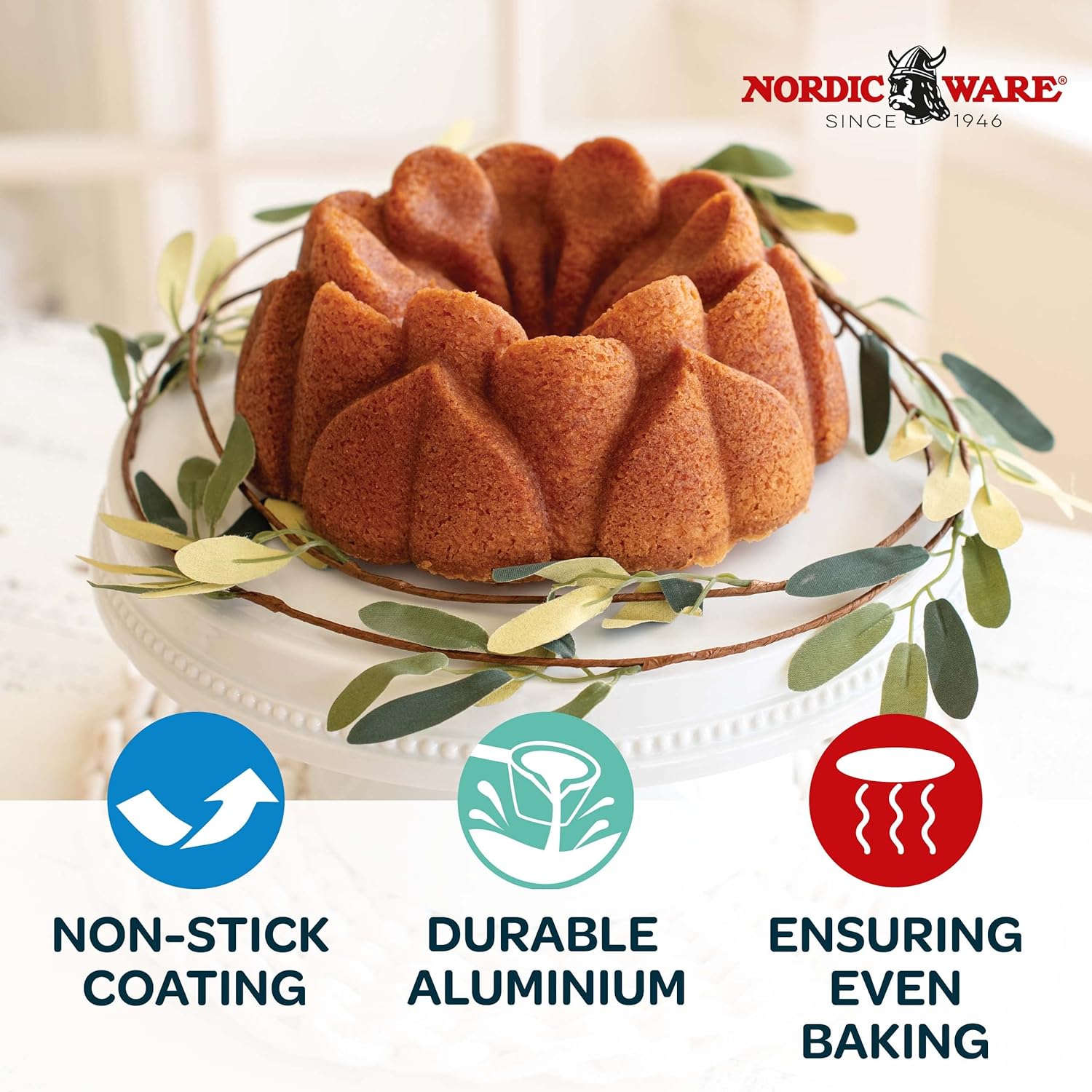 Nordic Ware Magnolia Bundt Pan