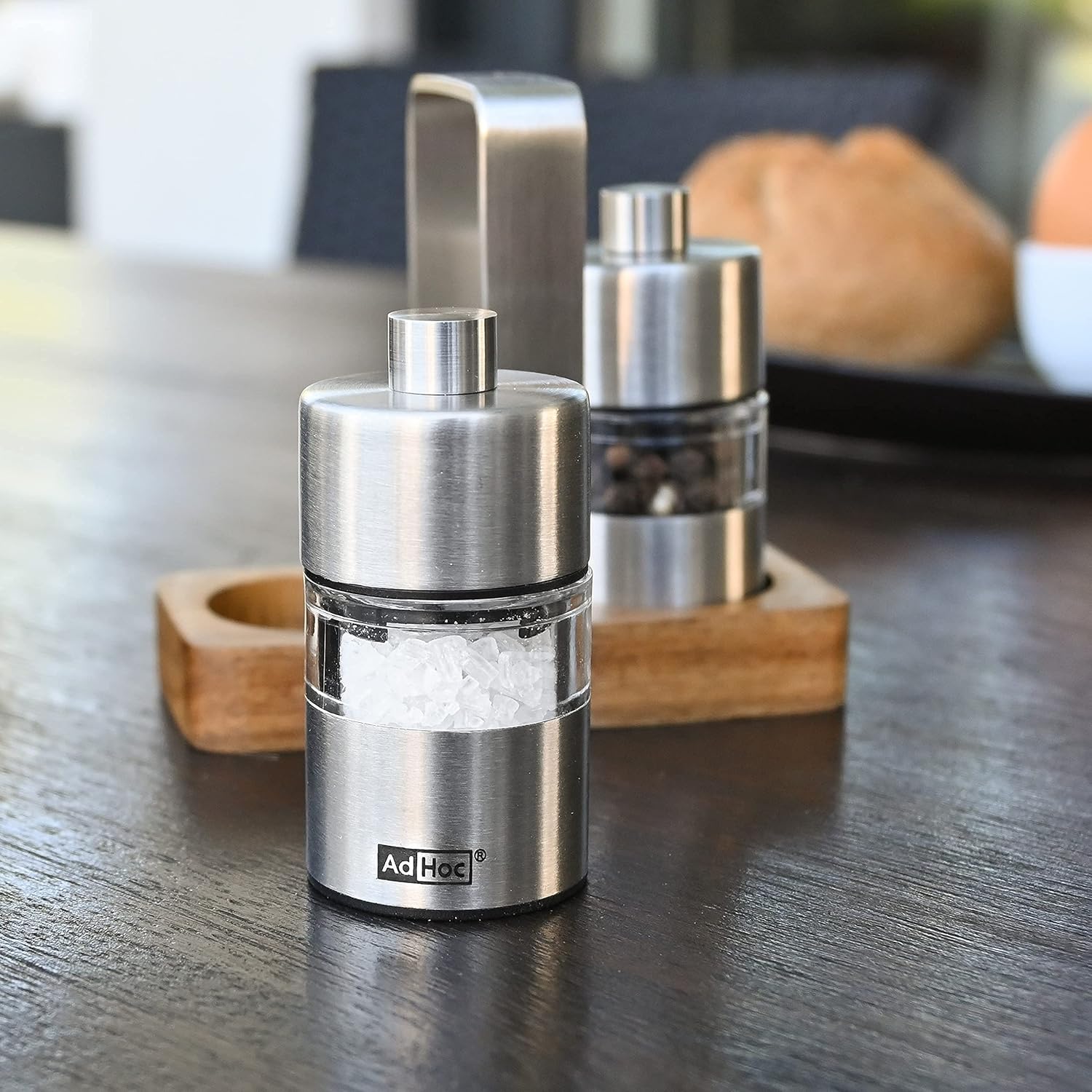 AdHoc Menage MiniMill Salt & Pepper Mill Set – 3.3" / 8.5 cm