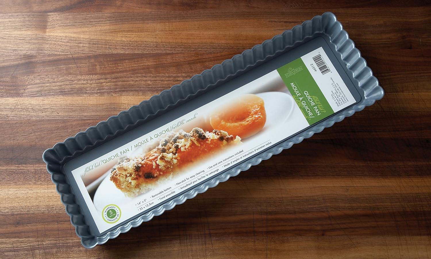 Fox Run 14" x 5" Loose Bottom Tart / Quiche Pan