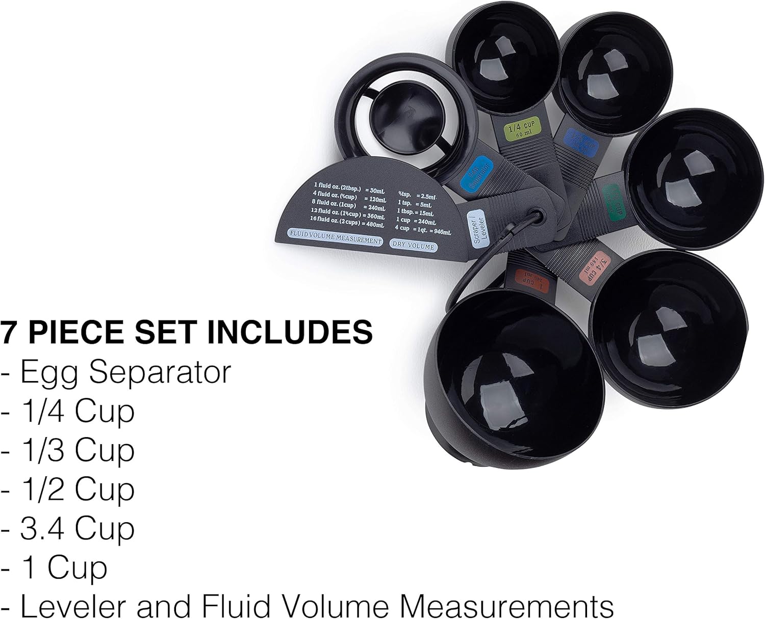 Fox Run Measuring Cup Set With Egg Separator