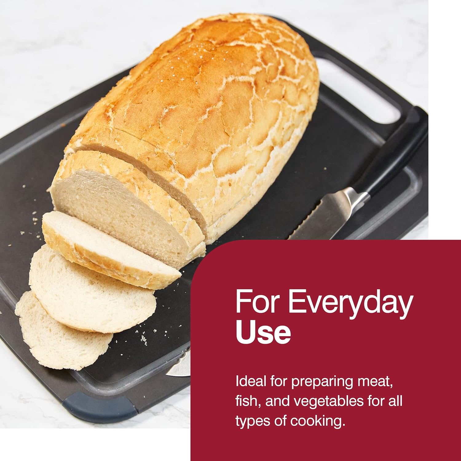 Zyliss Wood Fibre Cutting Board – Medium by Kitchen Niche