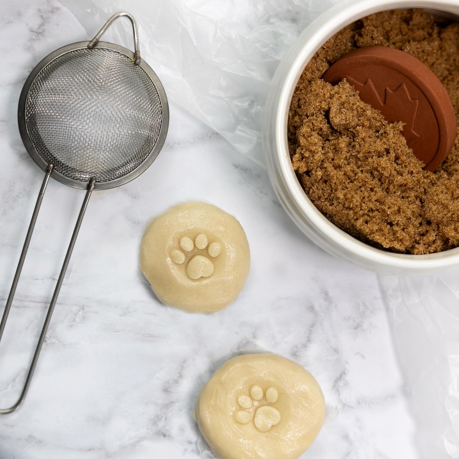 Fox Run Paw Print Cookie Spoon Set