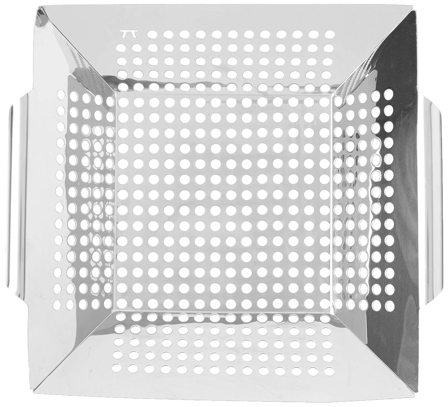 Outset Stainless Steel Square Grill Wok – 12"