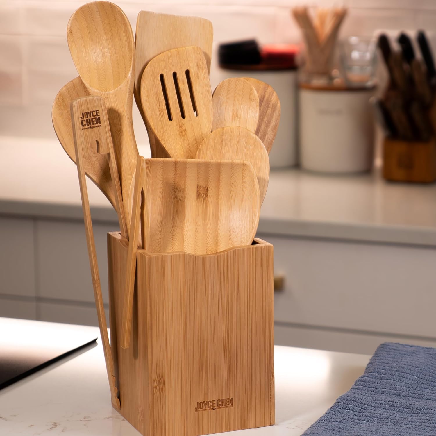 Joyce Chen Burnished Bamboo Utensil Set – 11 Piece