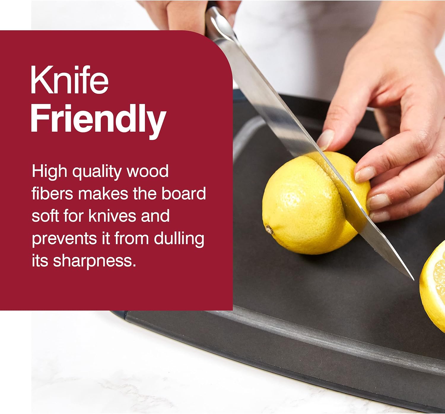 Zyliss Wood Fibre Cutting Board – Small by Kitchen Niche