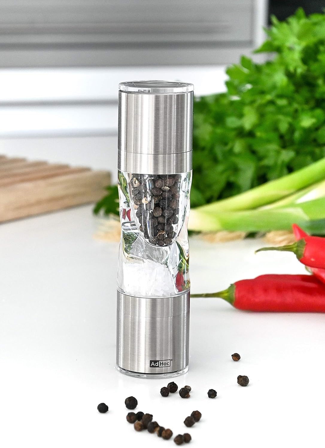 AdHoc DuoMill Pure Mini Salt & Pepper Mill – 5.9" / 15 cm