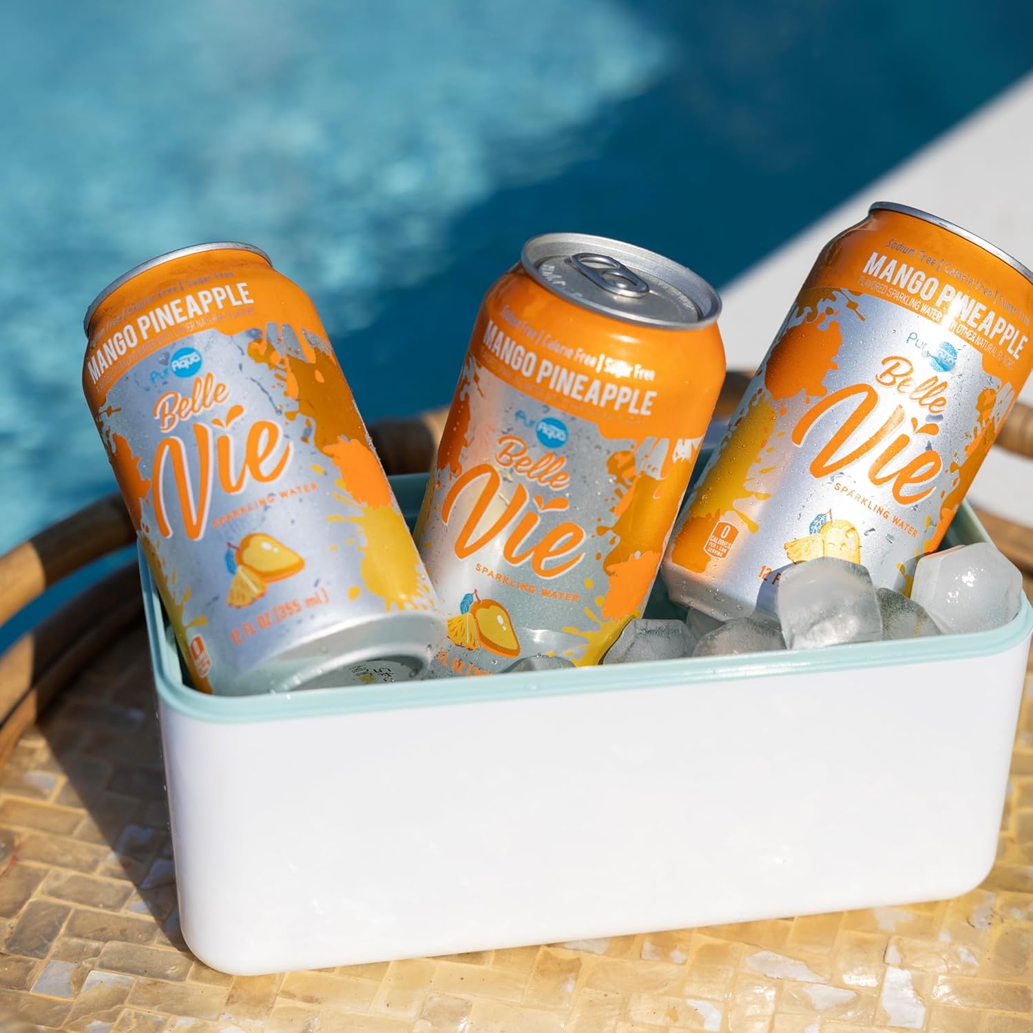 Outset Hex Ice Bucket with Ice Cube Mold